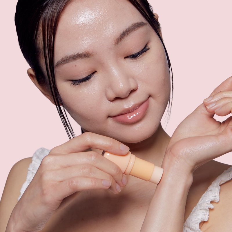 TONYMOLY Bebe Bunny Pocket Bar Solid Perfume Stick for Women - Bergamot, Orange, Rose & Orchid Body Fragrance Balm - Travel Size, Long-Lasting Scent, Cute K-Beauty Gift