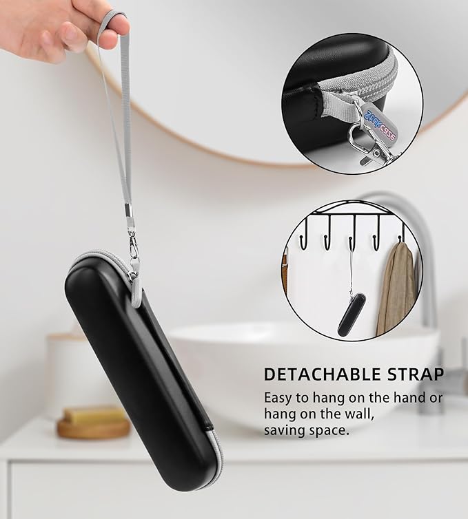 Stukcae Toothbrush Travel Case for Oral-B Pro 1000, 2000, 3000, 3500 Sonicare 4100, Hard Shell Portable Carrying Electric Toothbrush Protection Case