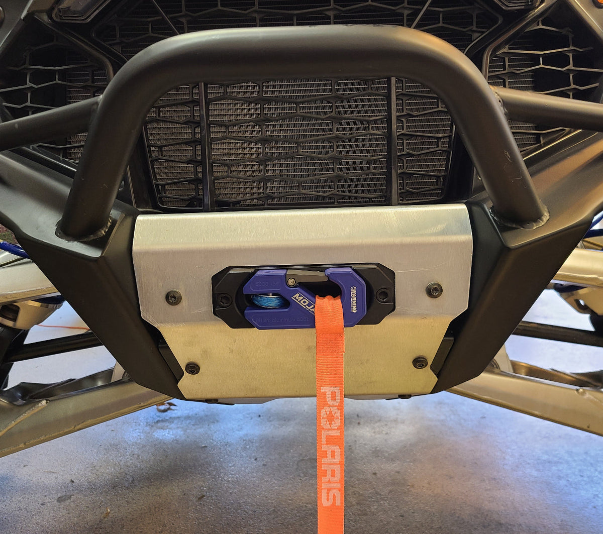 Side By Side / UTV Aluminum Recessed Winch Shackle with Fairlead Kit. (LIFE TIME WARRANTY*)
