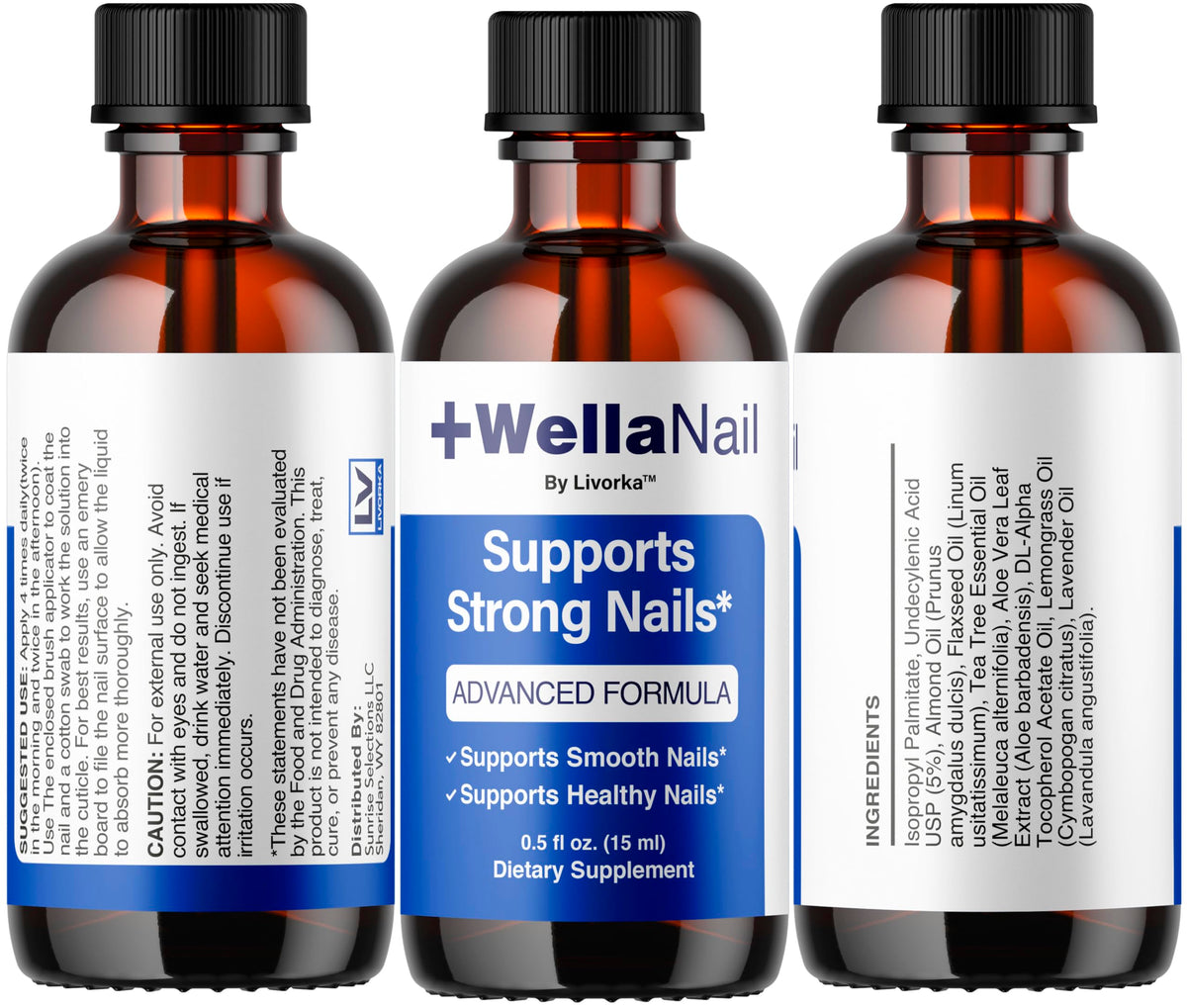 (2 Pack) WellaNail Drops - Official Wella Nail Advanced Liquid Drop Supplement - Maximum Strength, All Natural WellaNail Premium Support for Overall Health & Wellness Reviews, 2 Bottles for 2 Months
