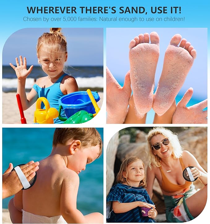 2 Packs Sand Remover Cleaner Eraser for Family Women Dog Beach Trip Essential Summer Vacation Must Have Travel Accessories Lake Day Necessities Cruise Ship Stuff Thing Gear Gift Supplies Item Towel