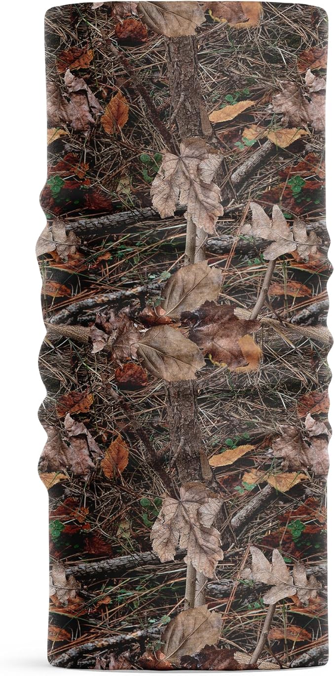 WTACTFUL 2-Pack Camouflage Face Mask Bandana for Men Women - Breathable, Seamless, Moisture Wicking & Versatile