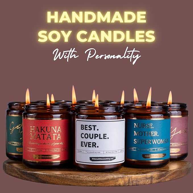 Therapist Gifts - World's Best Therapist Candle, Appreciation Gift Idea for Women Therapists, Mental Health Professionals, Occupational Therapy, Respiratory, Massage, Physical Therapist Gifts
