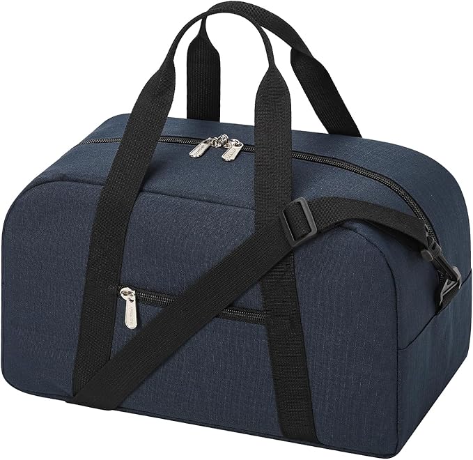 Apenze Small Gym Bag 14 inch lightweight Carry On Mini Duffel Bag for Travel Sport - Navy Blue