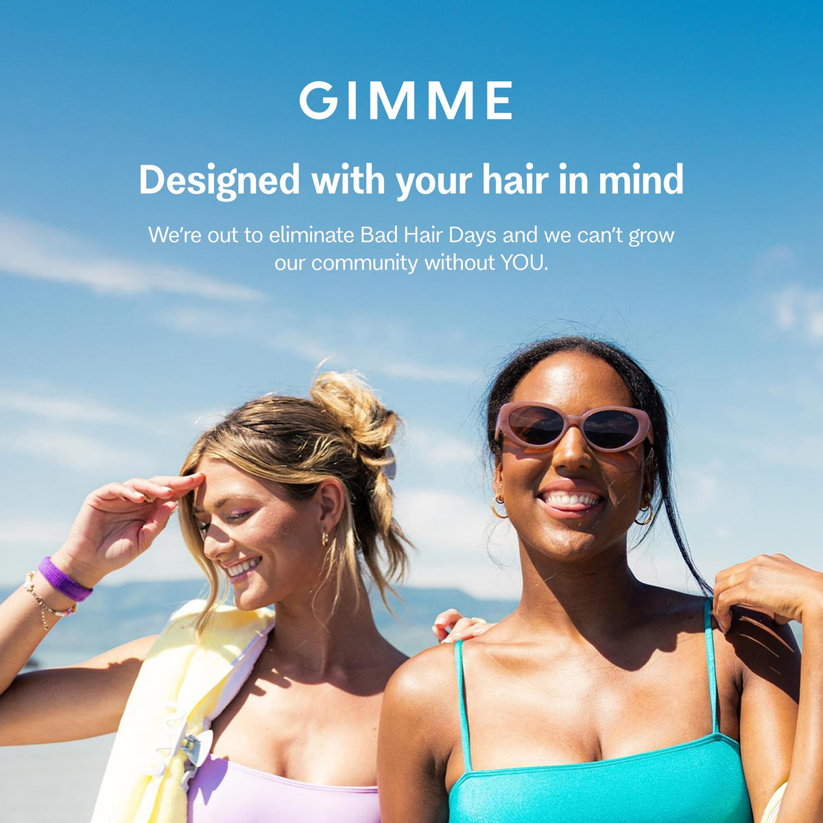 Gimme Beauty Metal Bristle Brush - Stainless Steel Bristles for Healthy Shine - Designed to Detangle Hair Types - Supports Scalp Care - Hair Brush with Comfy Handle
