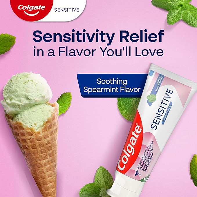 Colgate Sensitive Toothpaste, Complete Protection, Mint - 6 Ounce (Pack of 3)