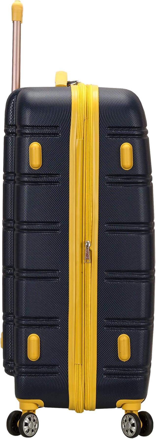 Rockland Melbourne Hardside Expandable Spinner Wheel Luggage, Navy, 2-Piece Set (20/28)