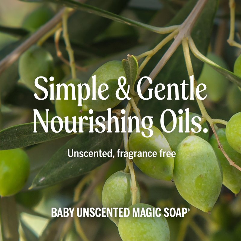 Dr. Bronner's Pure-Castile Magic Liquid Soap (Baby Unscented, 8 Ounce)- Made with Regenerative Organic Certified Oils, For Face, Body Wash, Baby Soap, Sensitive Skin, No Added Fragrance, Vegan