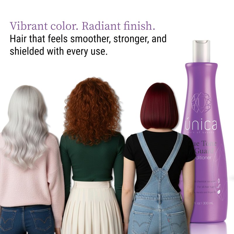 UNICA Work of Beauty True Tone Guard Color Conditioner – Keratin, Argan Oil & Shea Butter for Color-Treated Hair – Moisturizes, Repairs & Protects with Artichoke Extract – 10 oz