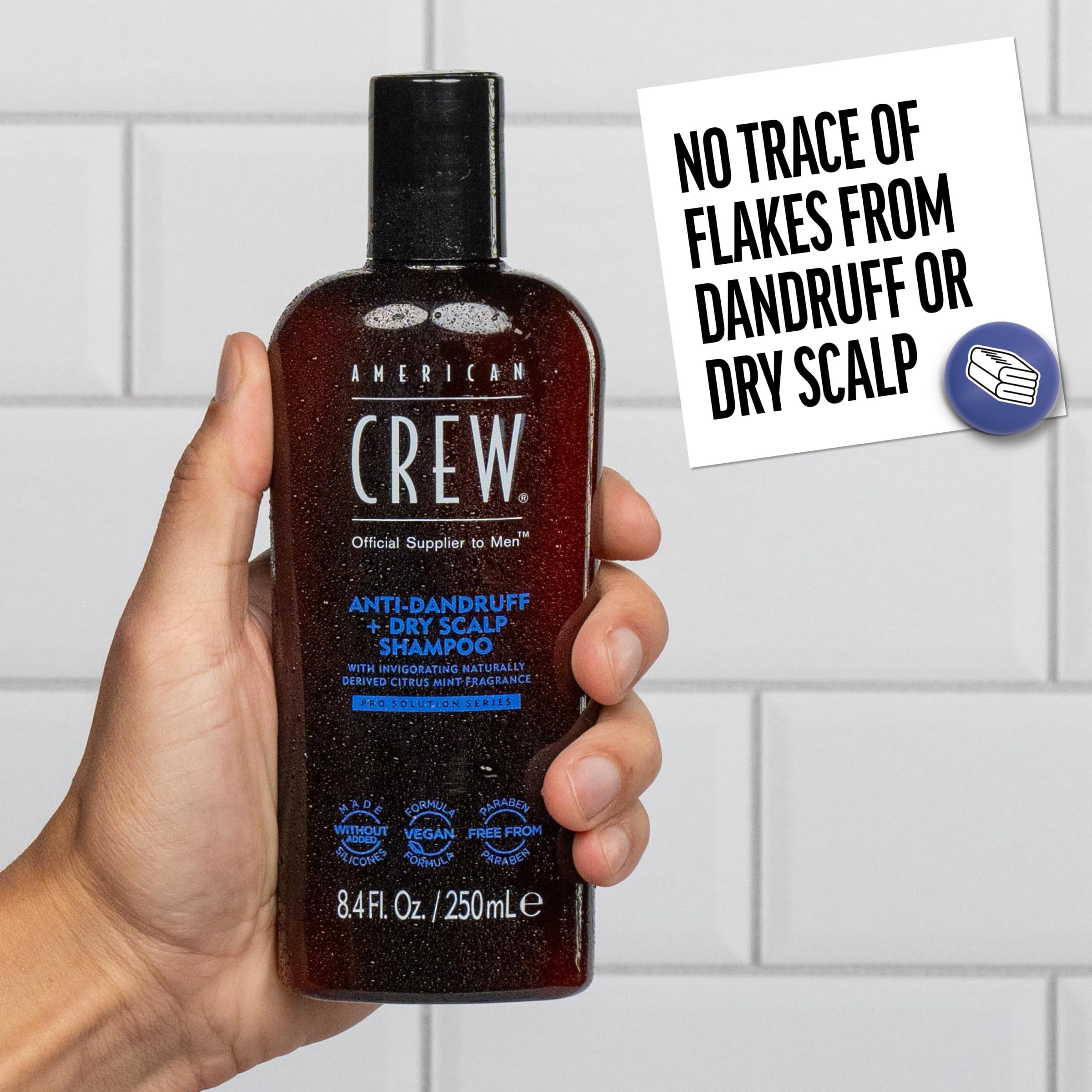 American Crew Anti-Dandruff & Dry Scalp Shampoo, Citrus Mint, 8.4 fl oz