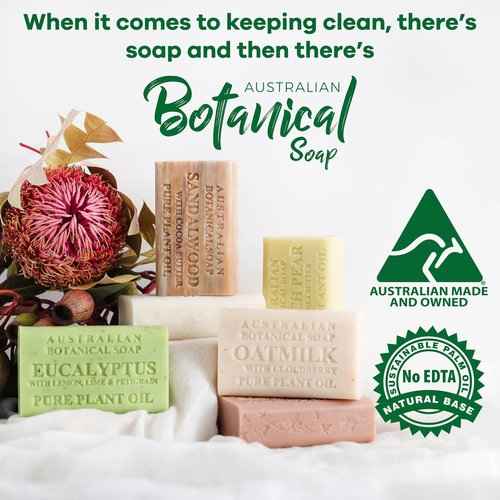 Australian Botanical Soap, Goat Milk Soap with Soya Bean | Aloe Vera Soap with Green Tea | Bundle of 8 Each, Organic African Shea Butter, Natural Soap Base for All Skin Types, 16 Bar Soap Bundle