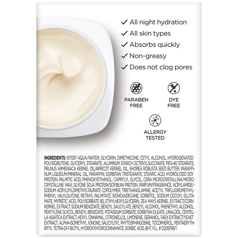 L'Oreal Paris, RevitaLift Anti-Wrinkle + Firming Night Cream Moisturizer 1.7 oz (Pack of 2)