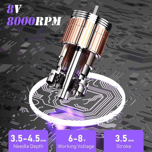 Machine Kit Rotary Machine Kit Complete Pen Kit for Beginners and Artists