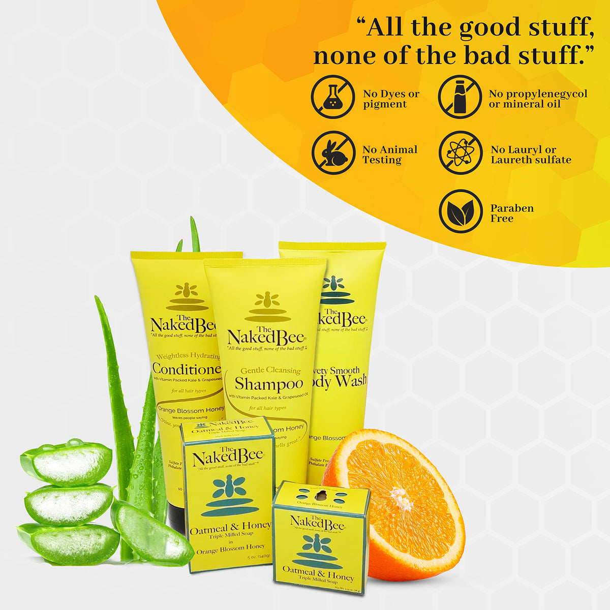 The Naked Bee Deep Cleaning Shampoo Orange Blossom Honey (8 Fl Oz)