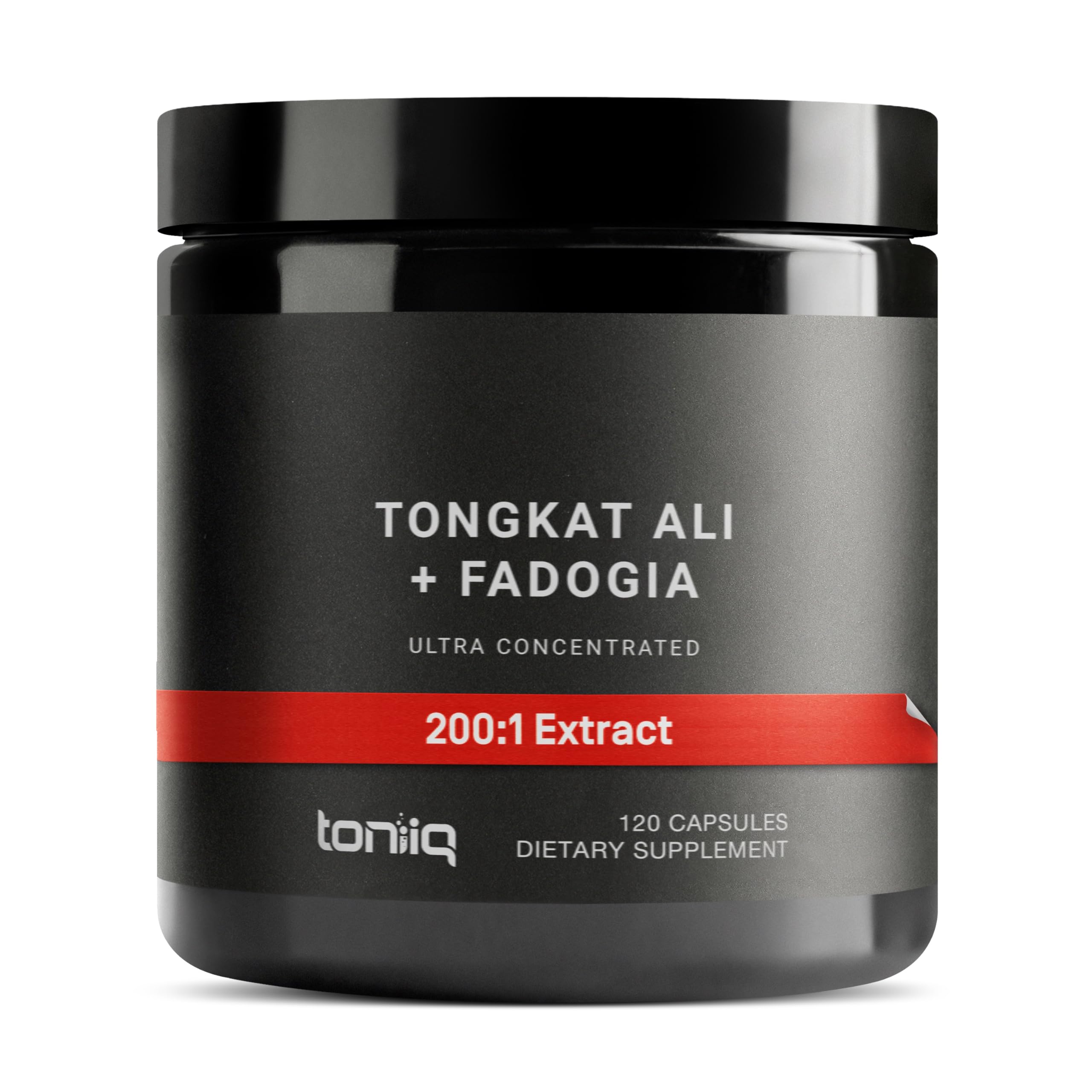 Tongkat Ali Fadogia Agrestis - Ultra High Potency 200:1 Tongkat Ali & 30:1 Fadogia Agrestis - 2% Eurycomanone -Third-Party Lab Tested - 120 Capsules