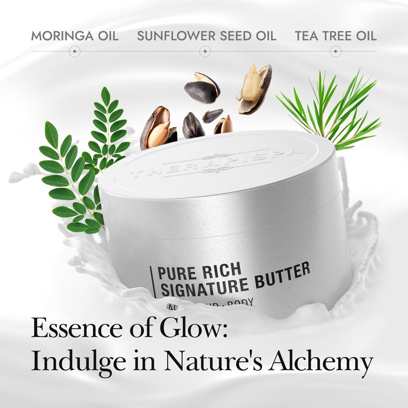 THERAPISPA Moisturizing Body Butter – Rich Body Cream with Shea Butter, Ceramides, Collagen & Vitamin B5 to Repair & Soften Dry, Cracked Skin (Gold, 7.0 fl oz)