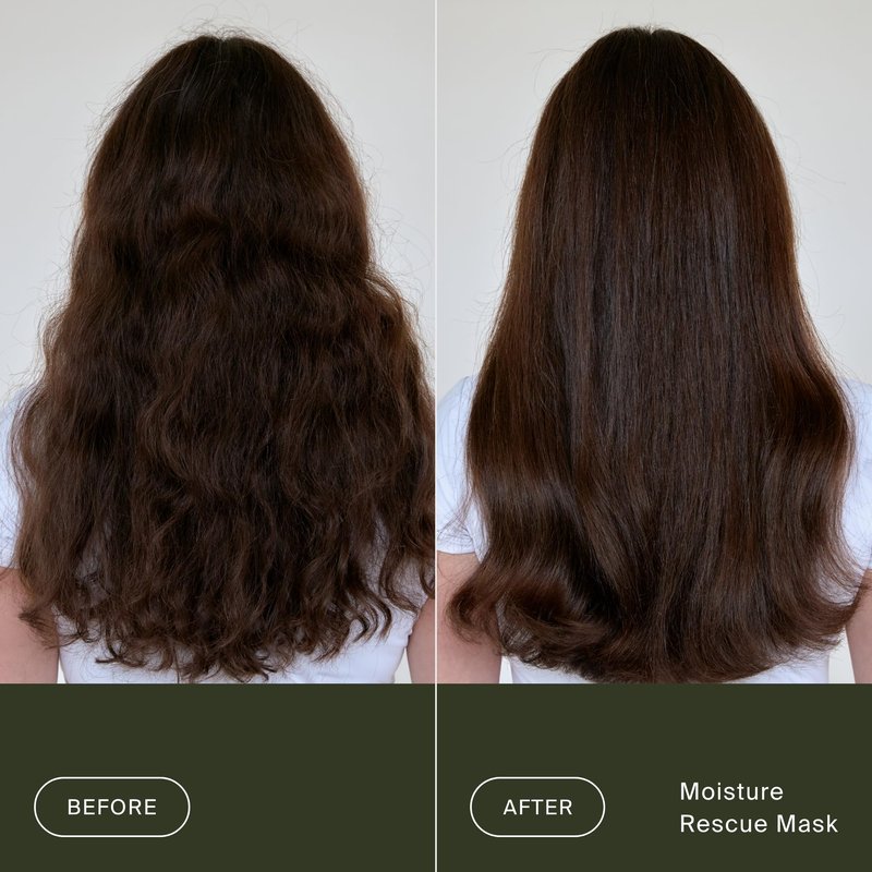 Living proof Moisture Rescue Hair Mask & Deep Conditioner for Dry & Damaged Hair, Deep Conditioning Repair Treatment, 8 oz