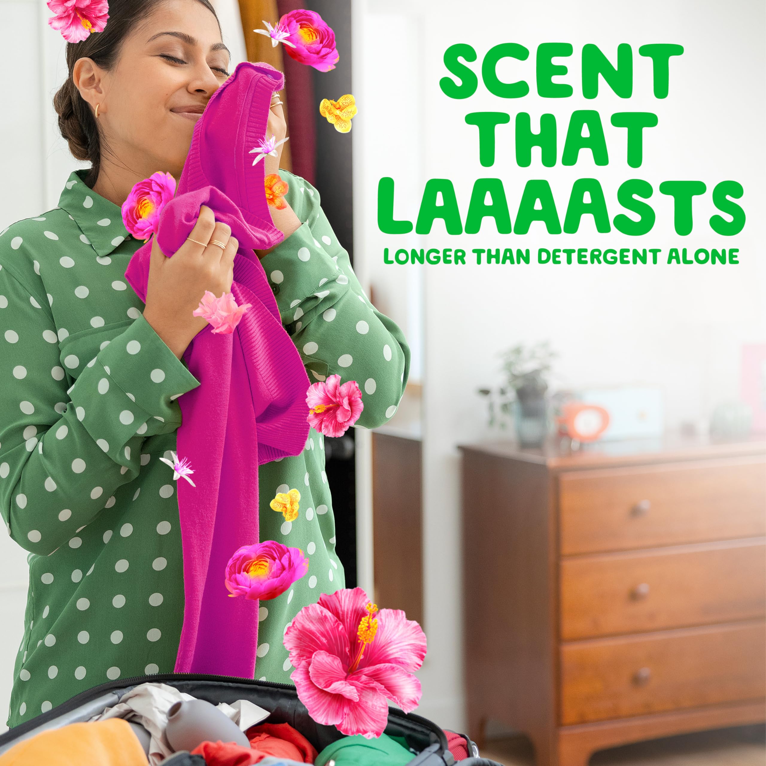 Gain In-Wash Laundry Scent Booster Beads, Happy, 24 oz