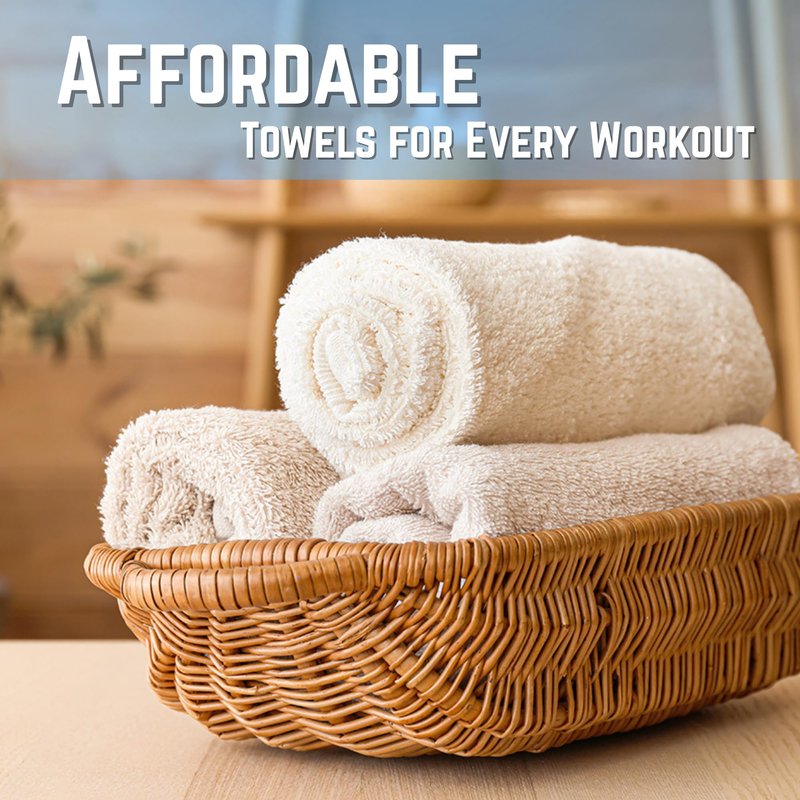 AMERICLASSIC Salon Towel 16 x 27 Inches Soft 100% Cotton Hand Towels for Gym, Spa, and Workout – Multipurpose Face, Hair Drying, and Wrap Towel for Home (Pack of 12)