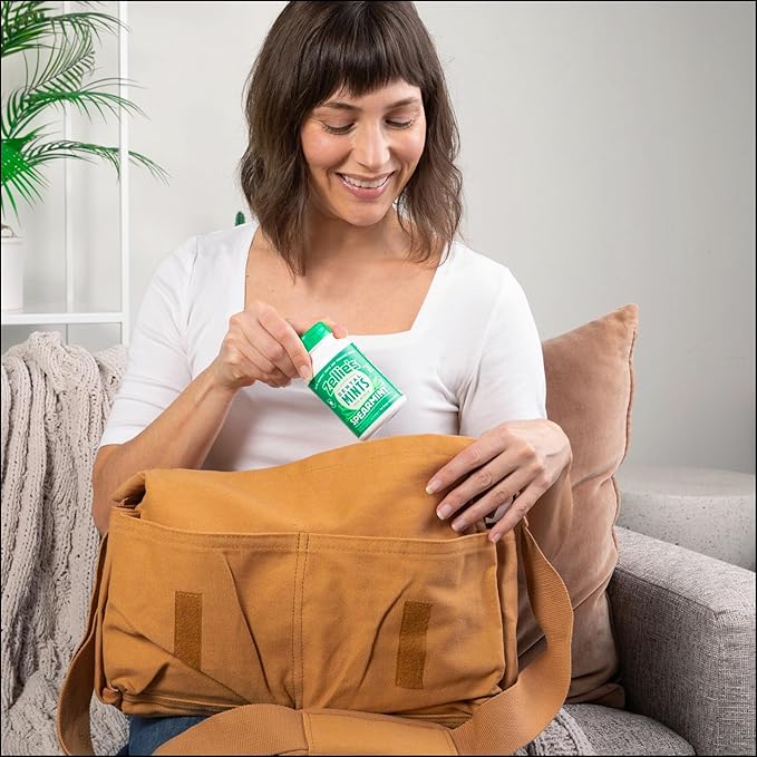 Zellie's | 100% Xylitol Spearmint Chewing Gum | No Aspartame, Gluten Free, Vegan & Kosher (240 Count - Pack of 1)