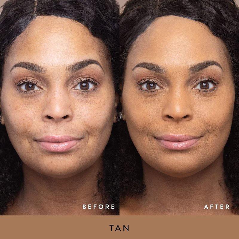 LAURA GELLER NEW YORK Double Take Liquid Foundation | Medium to Full Coverage, Natural Matte Finish, Porcelain