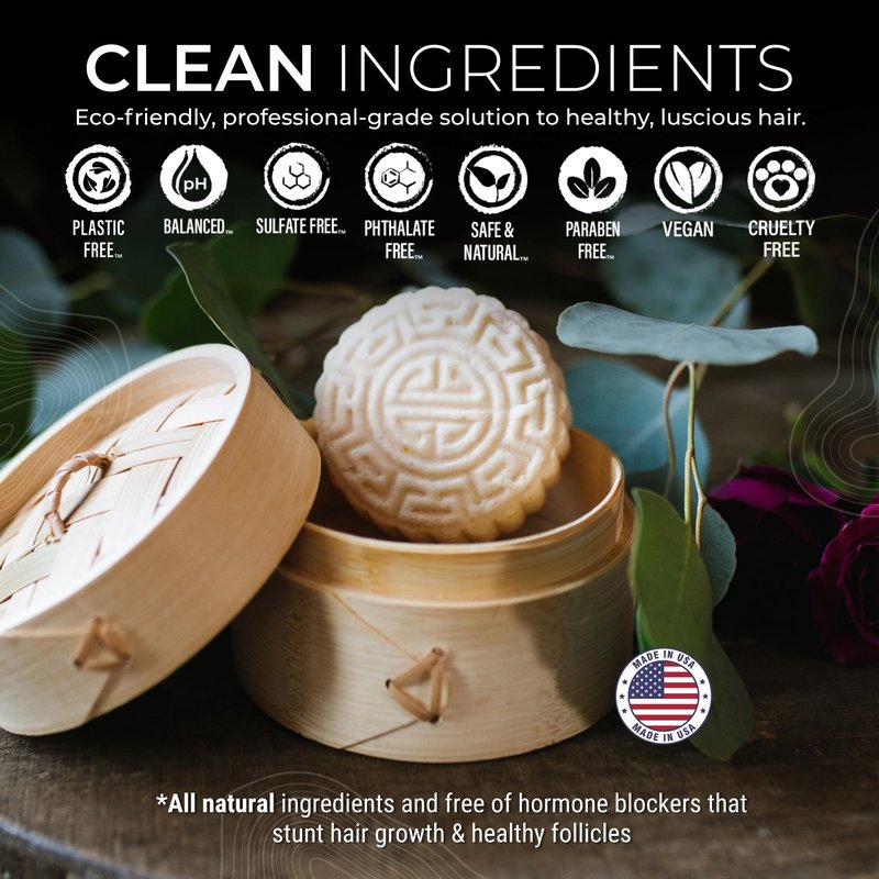 Viori The Foundation Bundle - Citrus Yao Shampoo and Conditioner Set with Bamboo Holder - Rice Water Shampoo Bar and Conditioner Bar - Sulfate-Free, Vegan and Organic - Best for Normal to Oily Hair