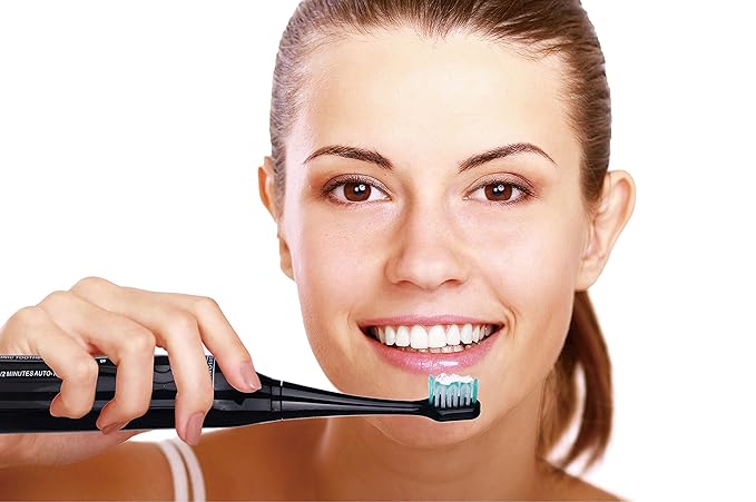 Pursonic S750 Sonic SmartSeries Electronic Power Rechargeable Battery Toothbrush Black