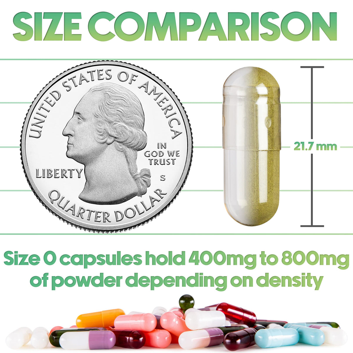 XPRS Nutra Delayed Release Size 0 Empty Capsules - 1000 Count Clear Empty Vegan Capsules - Vegetarian Pills - DIY Vegetable Capsule Filling - Fillable Veggie Gel Caps for Do-It-Yourself Supplements
