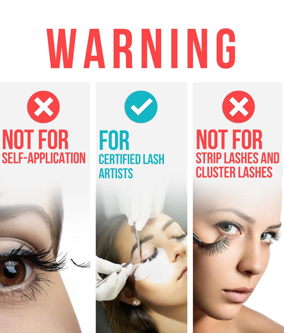 STACY LASH Sensitive Eyelash Extension Glue 0.34fl.oz/10ml / 5-6 Sec Drying time/Retention – 4-5 Weeks/Professional Black Adhesive/Lash Tech Supplies Includes Glue Ring