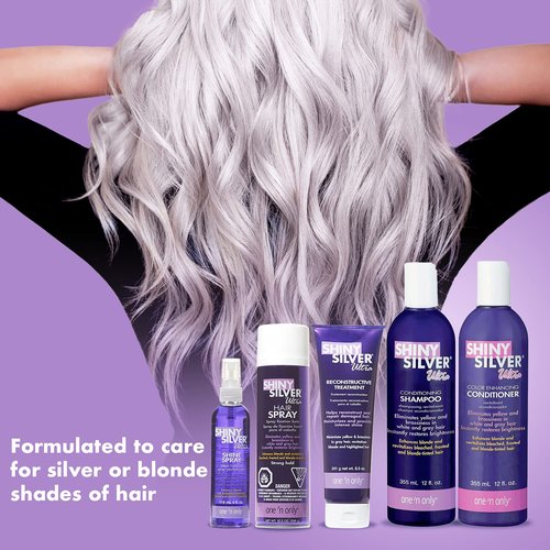 Shiny Silver Shampoo Ultra Conditioning 12 Ounce (354ml) (6 Pack)