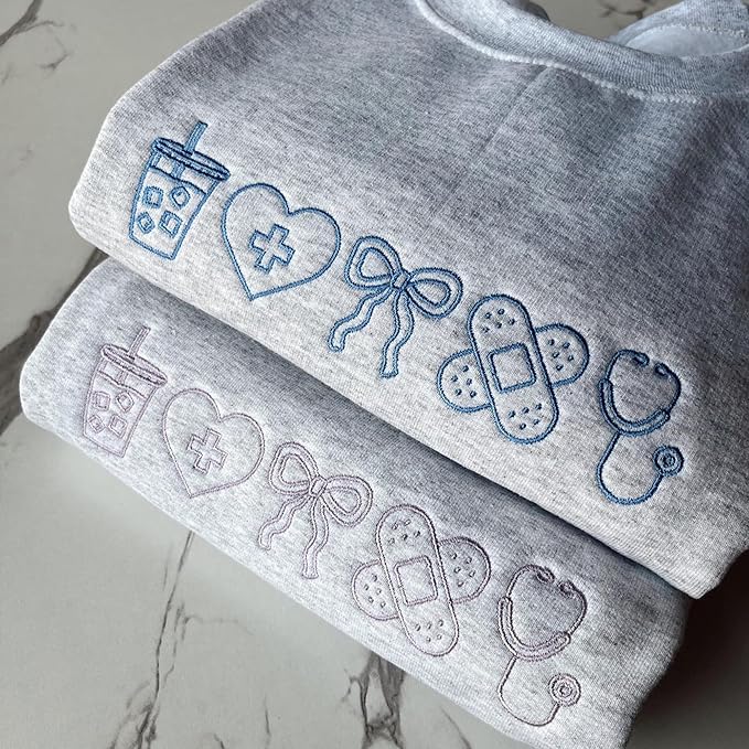 Chillever - Dental Hygienist Embroidered Sweatshirt, Gift For Hygienist, Tooth Gift, Teeth Sweatshirts For Women