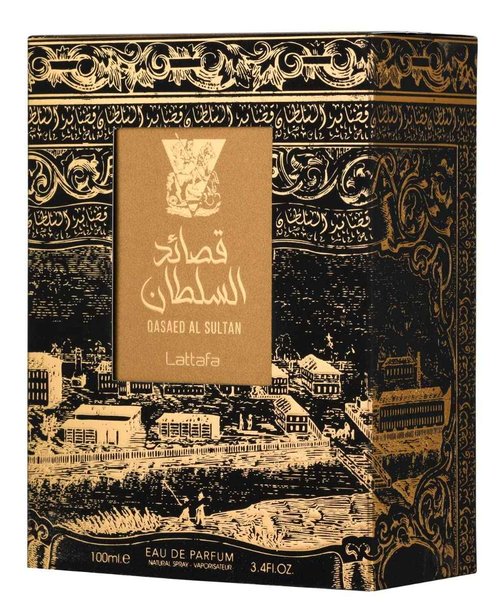 Lattafa Perfumes Qasaed Al Sultan for Unisex Eau de Parfum Spray, 3.4 Ounce (Pack of 2)