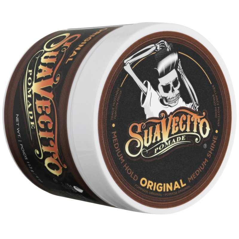 Suavecito Hair & Body Essentials Bundle: Original Hold Hair Styling Pomade, Moisturizing Body Soap, Hydrating Shampoo & Nourishing Conditioner