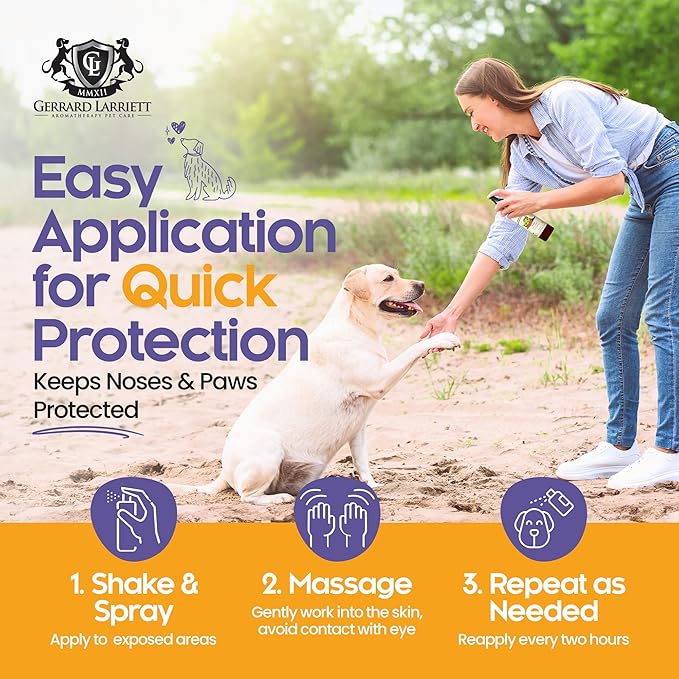 Dog Sunscreen for Nose Vitamin & Essential Oil 8 oz, Dry Dog Nose Balm, SPF 30 Beach Essentials for Dogs Hiking Gear Camping Essentials, Sunscreen for Dogs with Conditioner by Gerrard Larriett