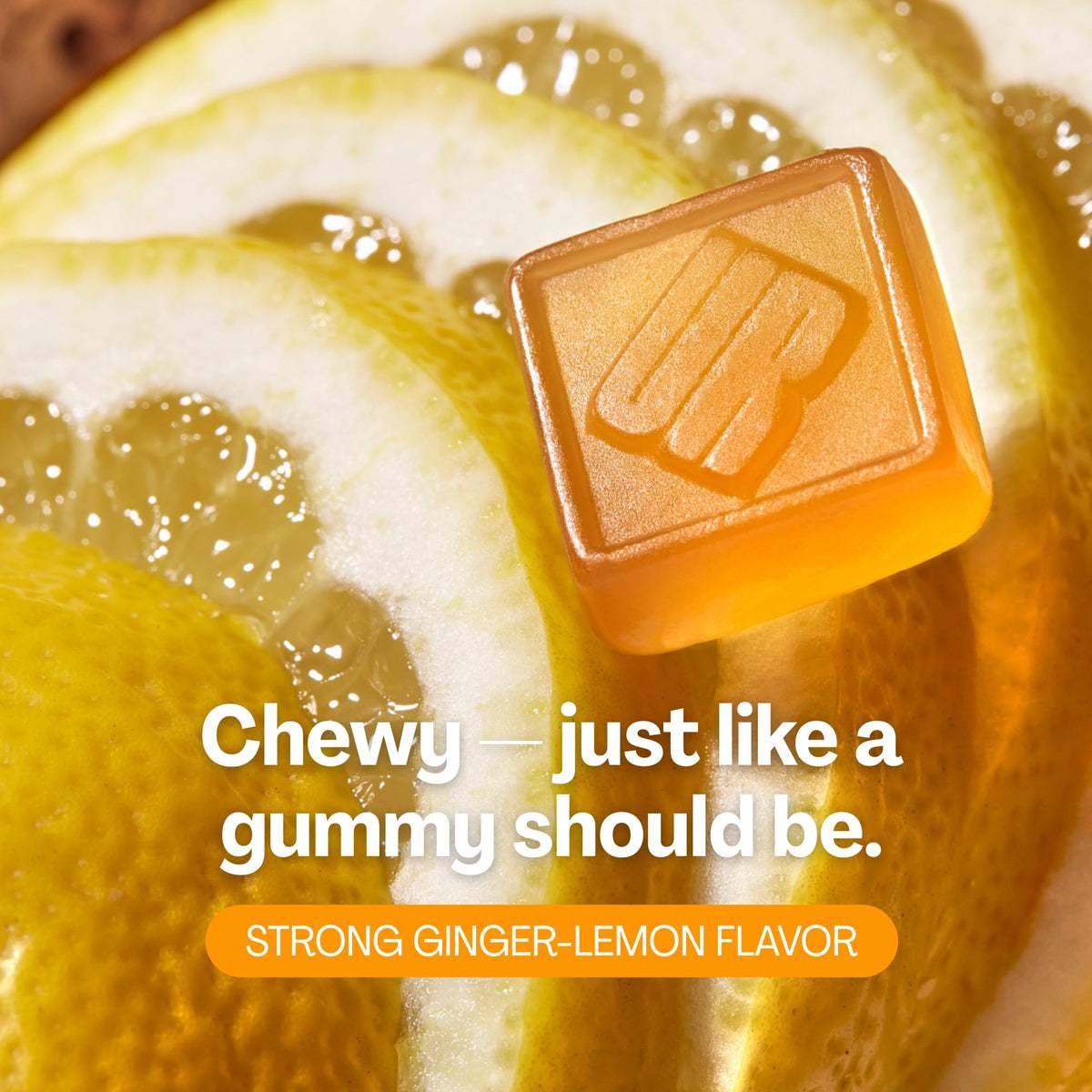 URVI® Metabolism Gummies with Prebiotic Inulin Fiber, Chromium and Ginger, Sugar-Free, 60 Chews
