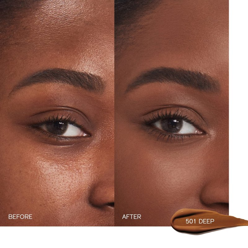 Shiseido Synchro Skin Self-Refreshing Concealer, Deep 501 - Medium-to-Full Coverage with Natural Finish & Shine Control - 24-Hour Wear - Water Resistant, Smudge Proof & Non-Comedogenic