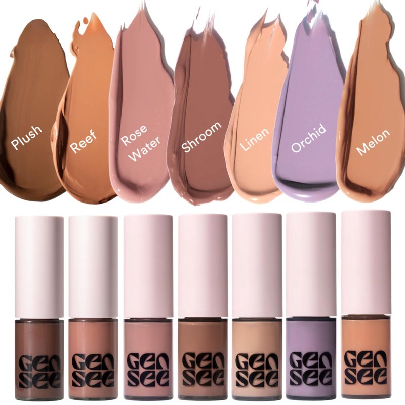 GEN SEE Mixed Media Matte Liquid Eyeshadow, Shroom – Weightless Long Lasting Matte Eye Color, High Pigment Multi-Use Makeup for Eyes Cheeks Lips, Vegan Cruelty-Free, Made in Italy