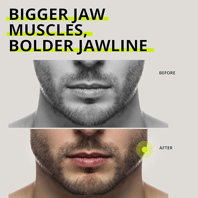 Jawliner® - Pioneers the Toughest Handmade 15x Harder Jawline Gum Includes 12 Weeks Coaching - Sugar-Free Cinnamon Honey Gum - Jawline Exerciser for Mewing & Shaping the Jaw (2 Months Pack)