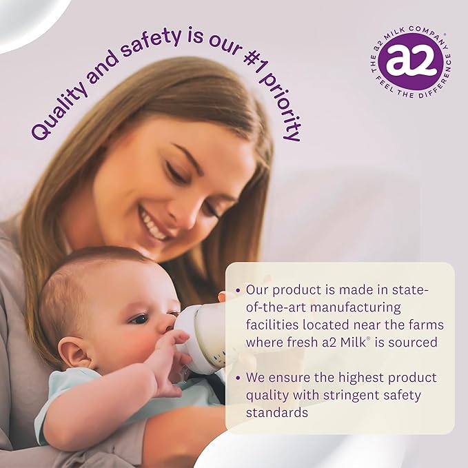 a2 Platinum® Premium Infant Formula for Babies Ages 0-12 Months, Whole Milk Powder-Based Formula with Iron, Nutritionally Complete, Made with Pure and Natural a2 Milk®, 31.7- oz Can