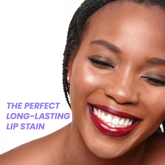 Wonderskin Wonder Blading All Day Lip Stain Peel Off Masque and Reveal Kit - Long Lasting, Waterproof Pink Lip Tint, Transfer Proof Natural Makeup Stain Kit (First Kiss)