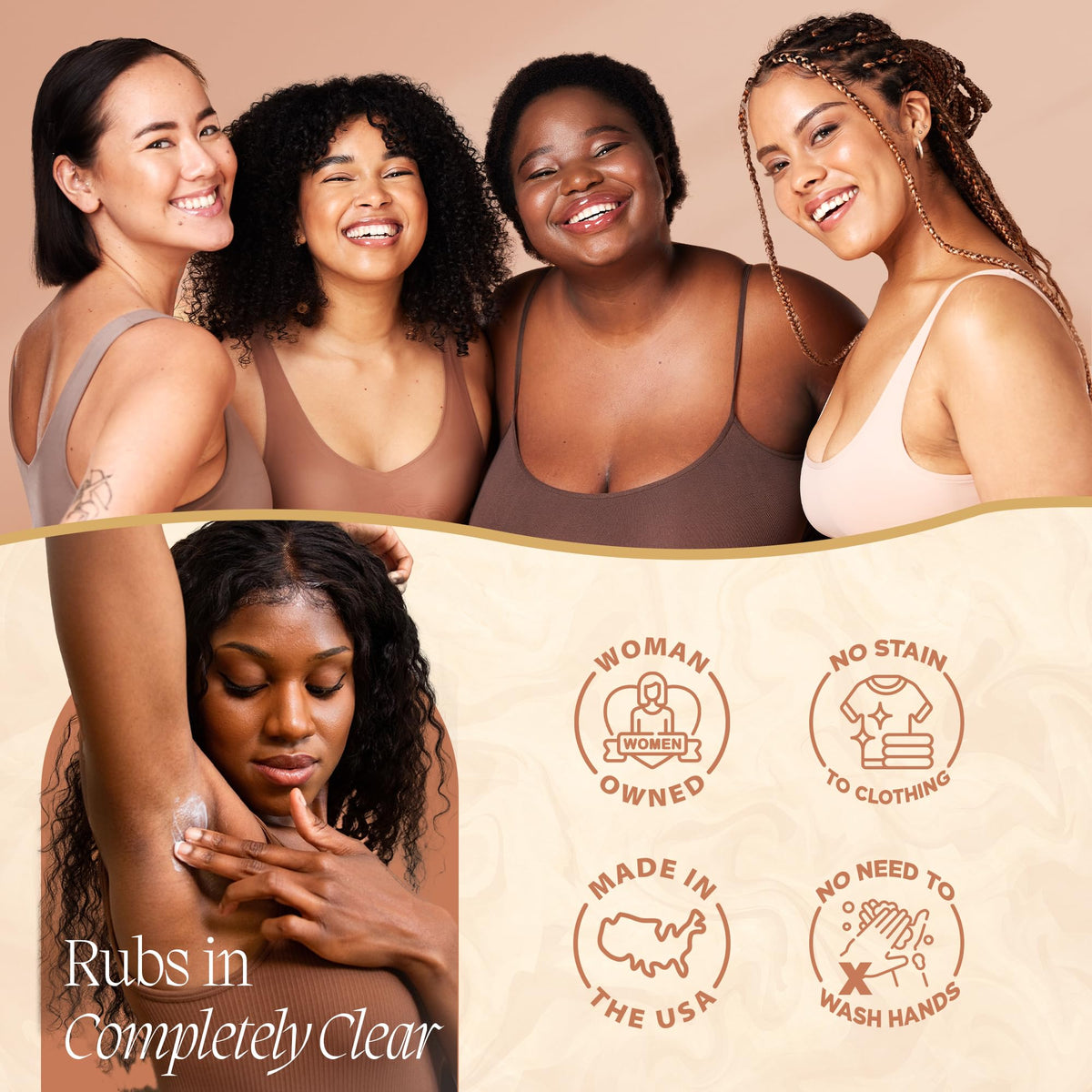 Forgotten Skincare The Original Underarm Brightening Deodorant Cream For Dark Underarms Treatment, Body Odor Eliminator For Women & Men, Ingrown Hair Treatment, Vitamin C & Salicylic Acid