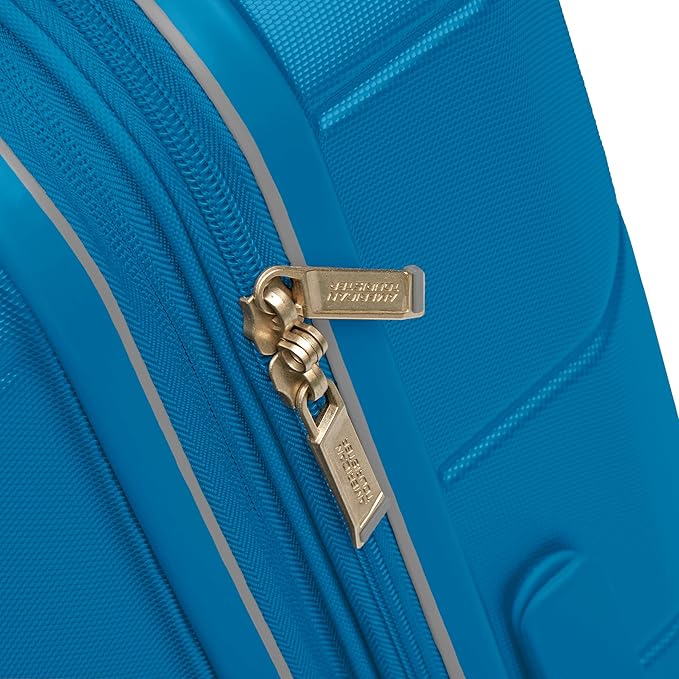 American Tourister Stratum 2.0 Expandable Hardside Luggage with Spinner Wheels, Adriatic Sea, 3-Piece Set (20/24/28)