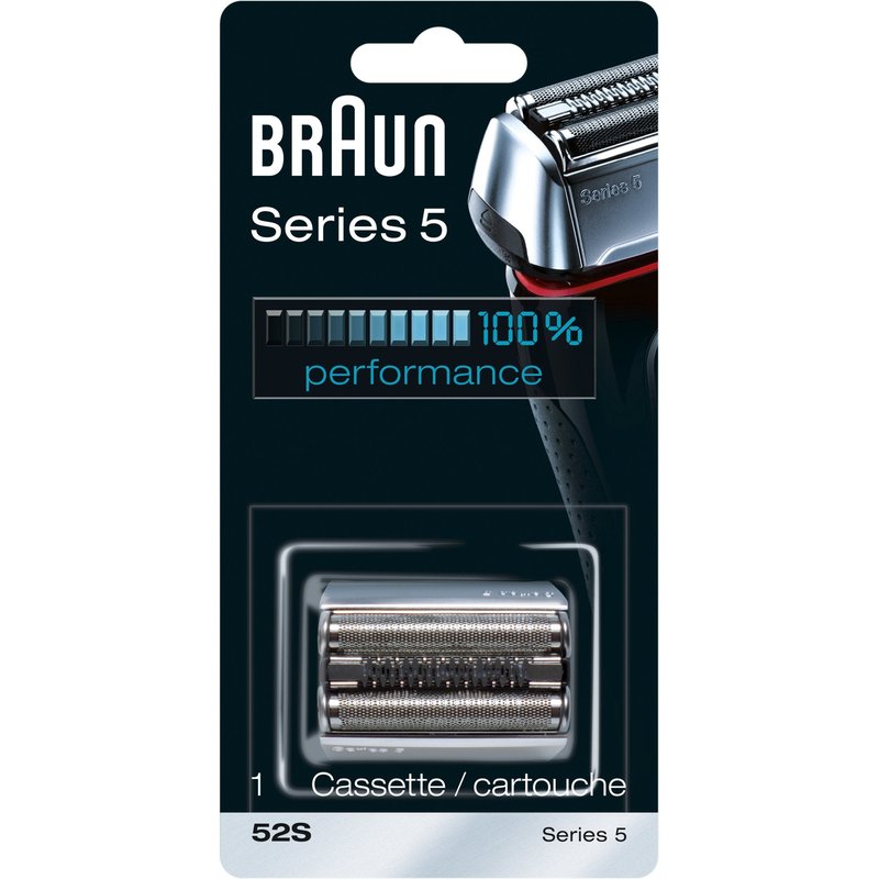 Braun Series 5 Electric Shaver Replacement Head -52S - Compatible with Electric Razors 5090/5190cc, 5040/5140s, 5030s, 5147s, 5145s, 5195cc, 5197cc
