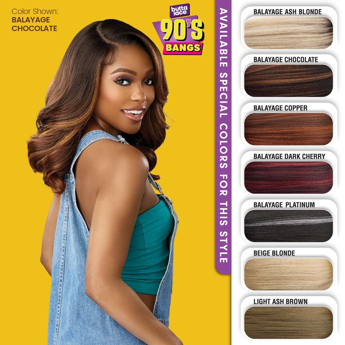 Sensationnel Butta Lace 90s Bangs Wig - Unit 908