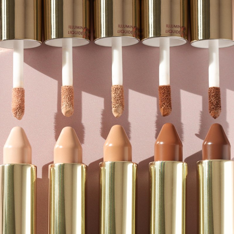 Wander Beauty Dualist Matte and Illuminating Concealer Makeup - Ebony - Dual-Ended Matte Concealer Stick + Liquid Concealer - Full Coverage Concealer Brightens & Hydrates Under Eyes - 0.28 fl oz