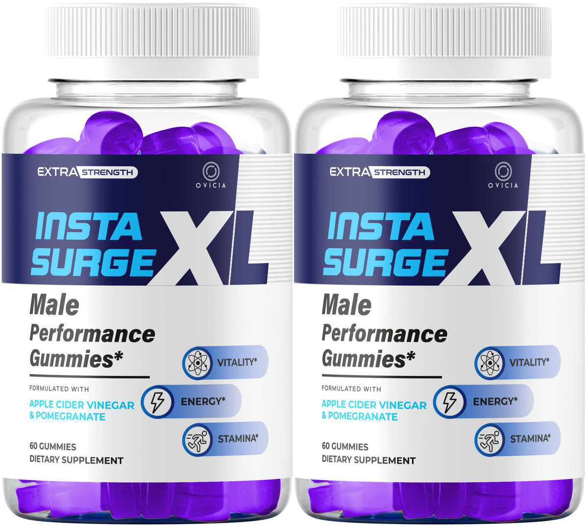 (2 Pack) Insta Surge XL Gummies - Official InstaSurge XL Advanced Premium Formula Support Maximum Strength, All Natural Insta SurgeXL Vitamins for Overall Health & Wellness, 120 Gummies for 2 Months