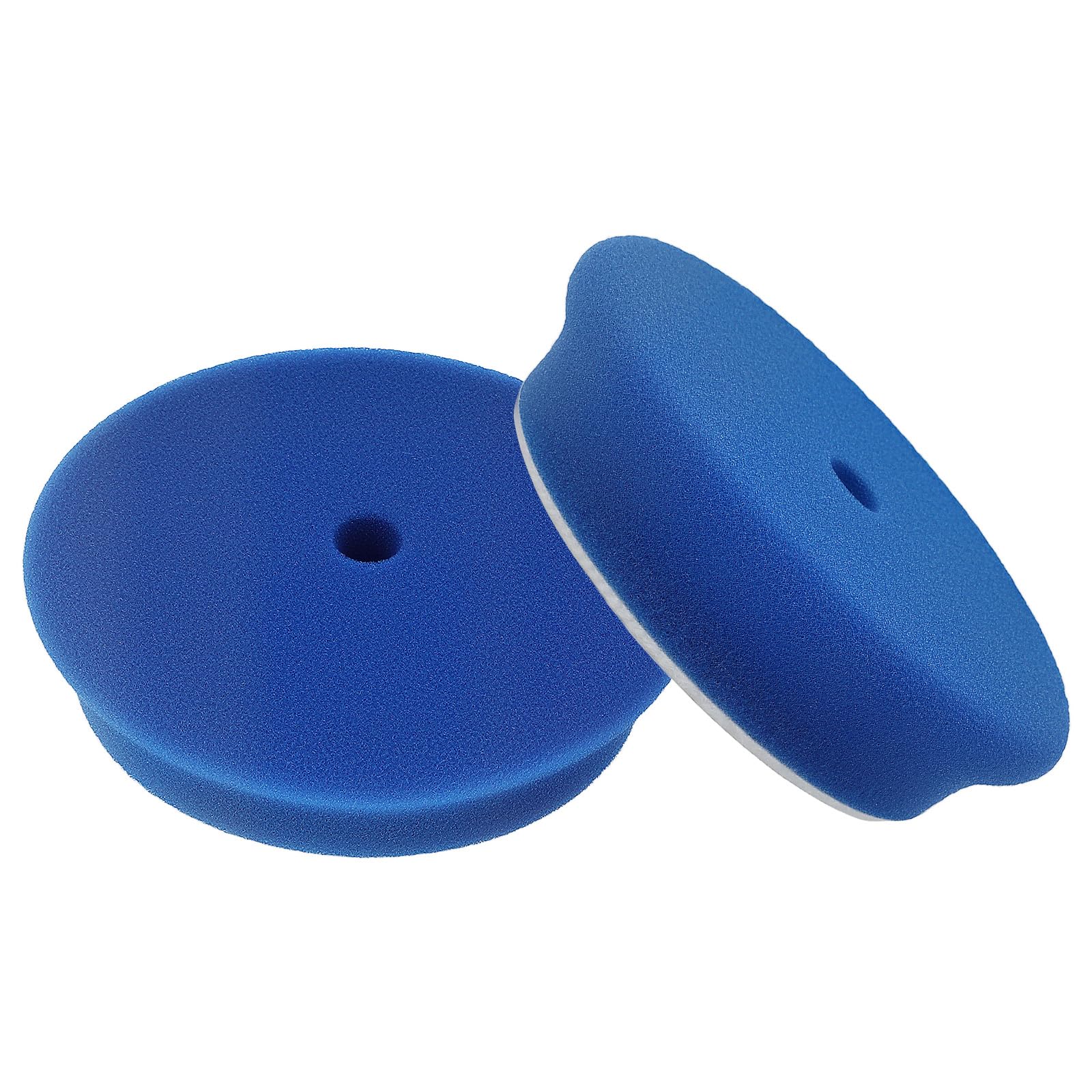 Fine Finishing Buffing Polishing Pads, maXpeedingrods 4 Face for 3 Backing Plate Polisher, Foam Compound Buffing Pads, Hook & Lo
