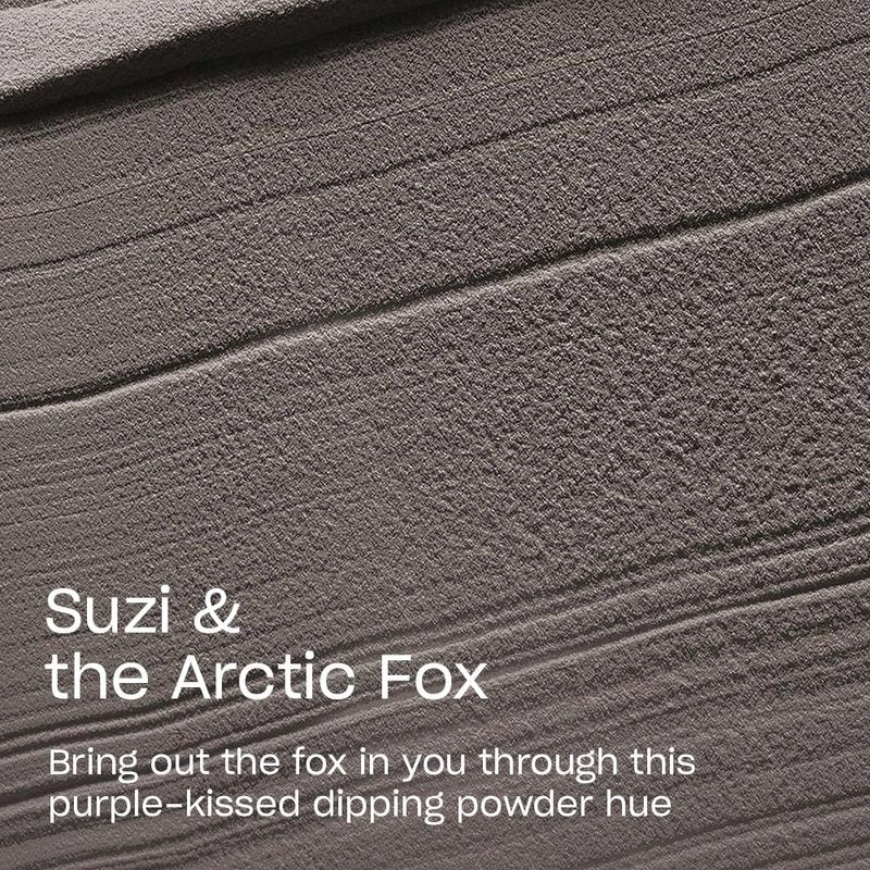 OPI Powder Perfection Suzi & the Arctic Fox Opaque Dark Gray Crème Nail Dipping Powder Acrylic Alternative