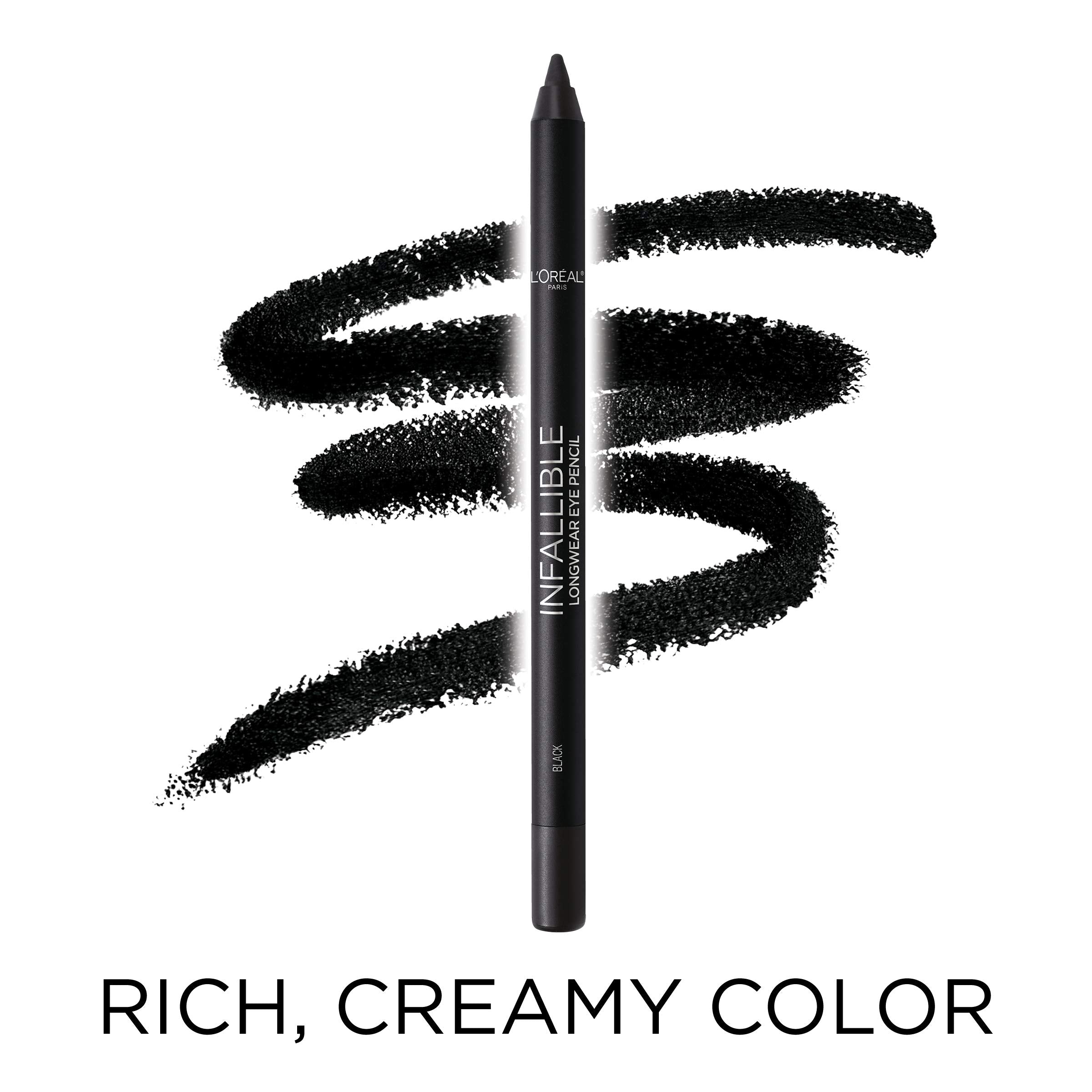 L'Oreal Paris Makeup Infallible Pro-Last Pencil Eyeliner, Waterproof and Smudge-Resistant, Glides on Easily to Create any Look, Cobalt Blue, 0.042 oz.