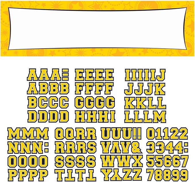 Giant Customizable Banner - Yellow Party Accessory